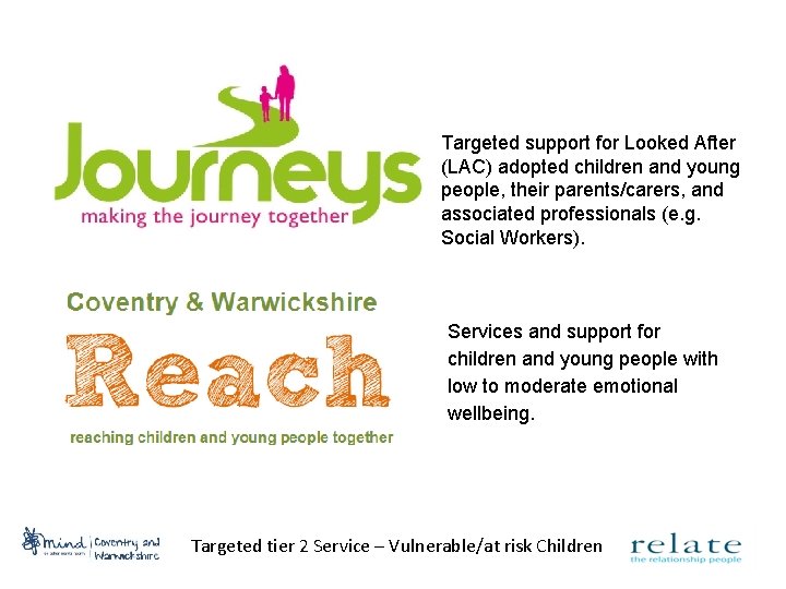 Targeted support for Looked After (LAC) adopted children and young people, their parents/carers, and