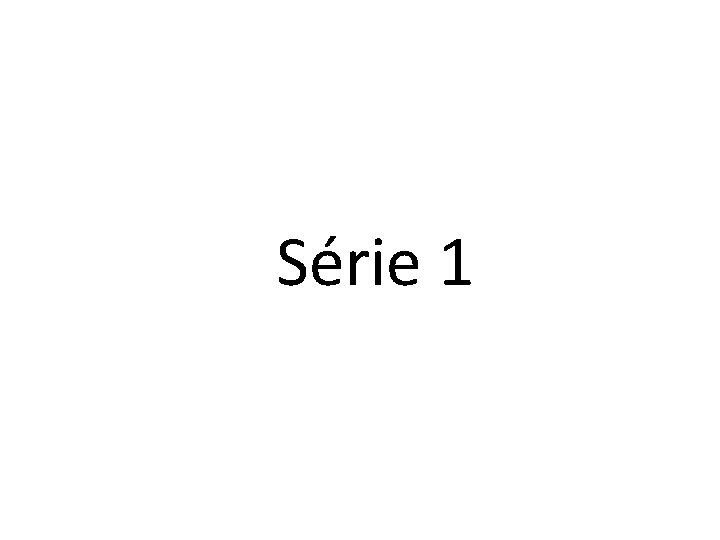 Série 1 