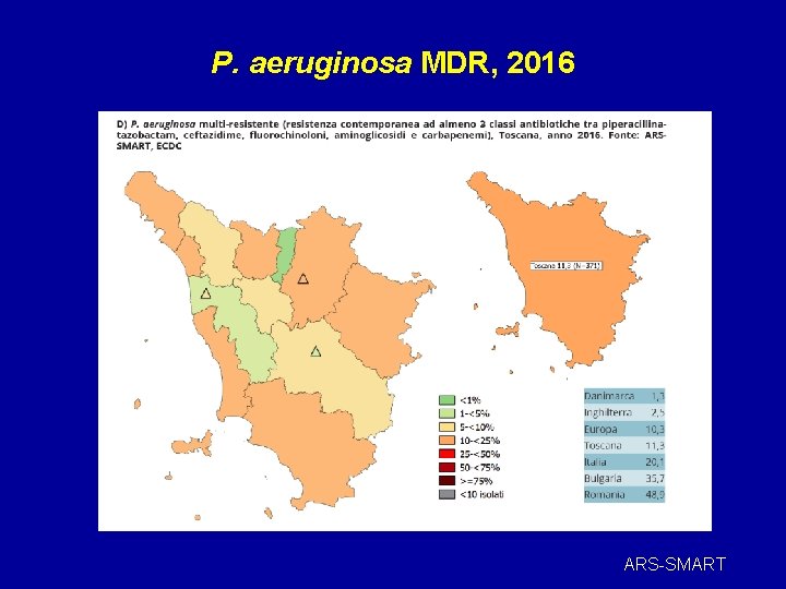 P. aeruginosa MDR, 2016 ARS-SMART 