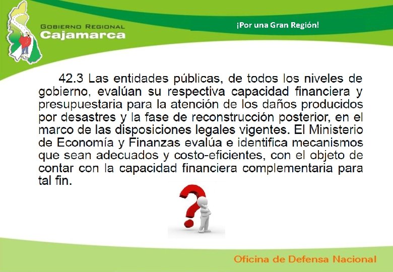 ¡Por una Gran Región! ¡Por una Gran Región!