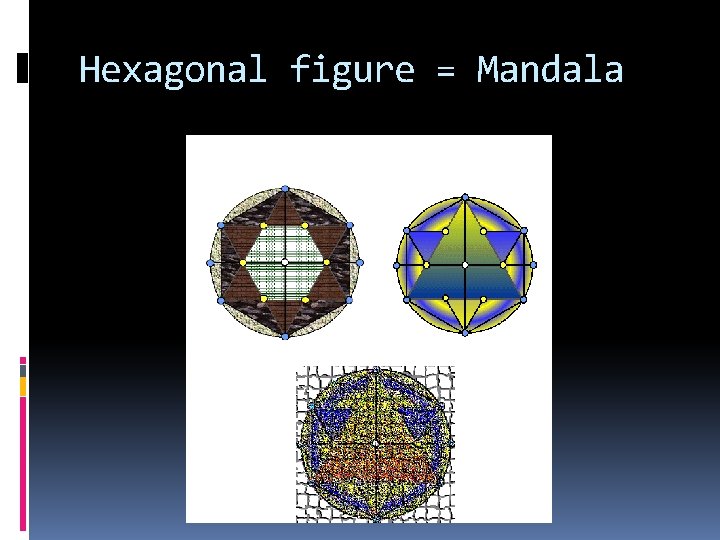 Hexagonal figure = Mandala 