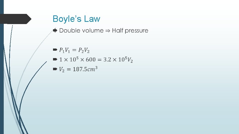 Boyle’s Law 