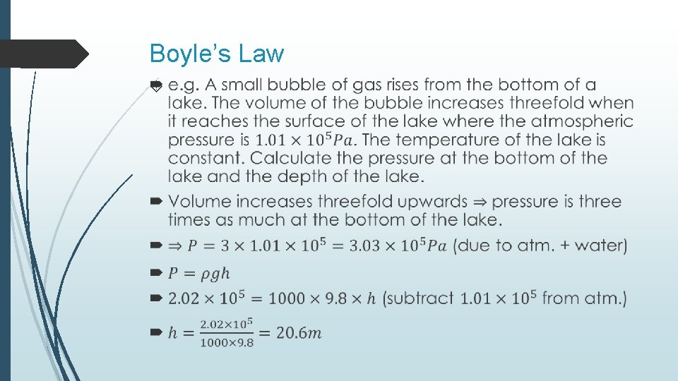 Boyle’s Law 