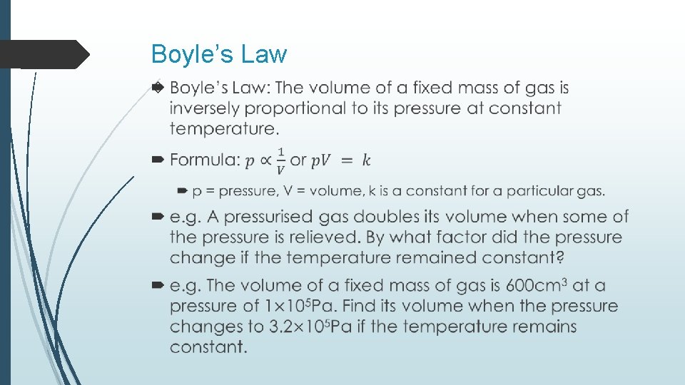 Boyle’s Law 