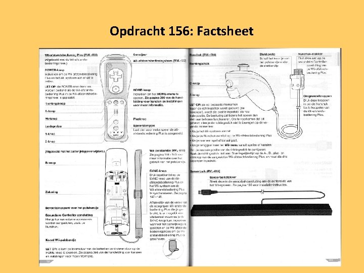 Opdracht 156: Factsheet 