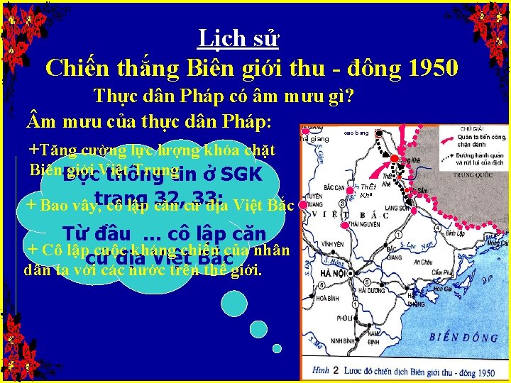 Lịch sử Chiến thắng Biên giới thu - đông 1950 Thực dân Pháp có