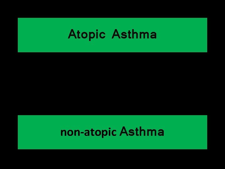 Atopic Asthma non-atopic Asthma 