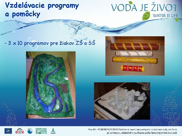 Vzdelávacie programy a pomôcky - 3 x 10 programov pre žiakov ZŠ a SŠ