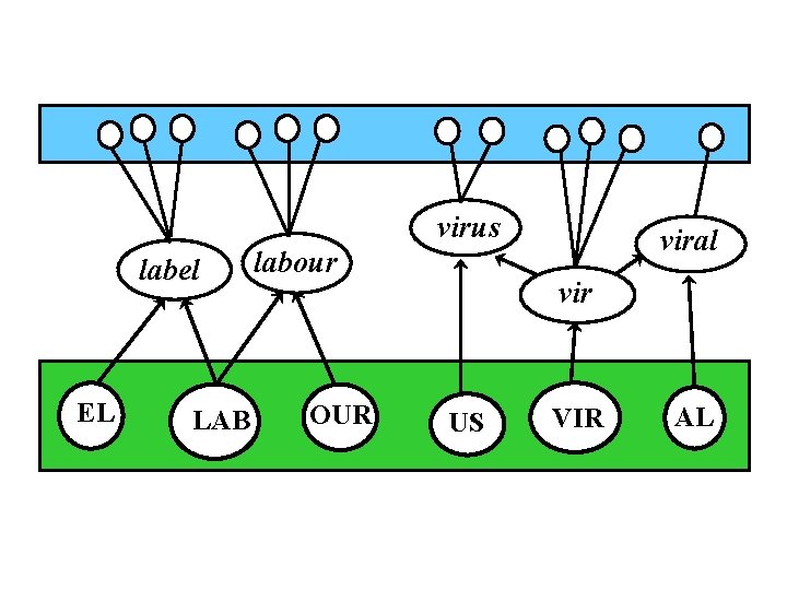 virus label EL LAB labour OUR viral vir US VIR AL 