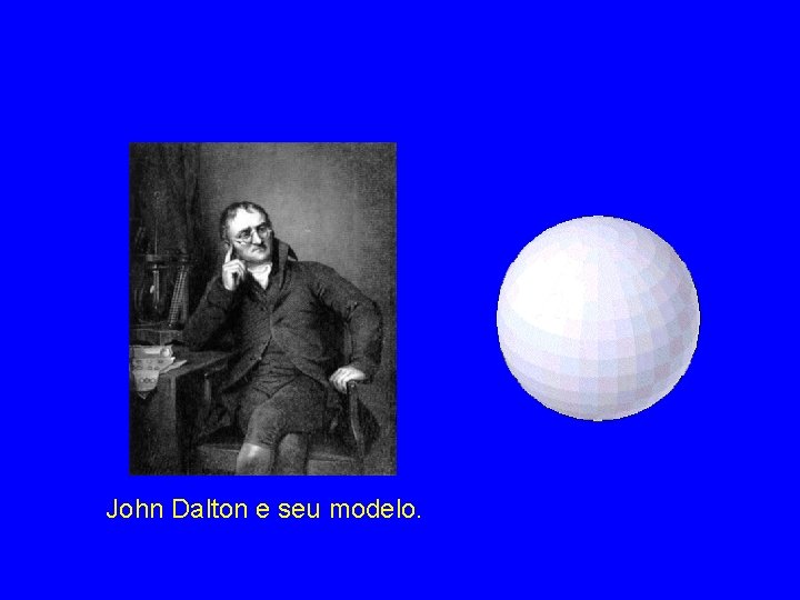 John Dalton e seu modelo. 