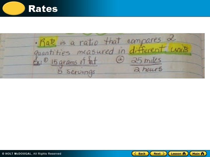 Rates 