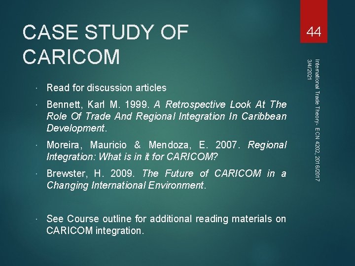 Read for discussion articles Bennett, Karl M. 1999. A Retrospective Look At The Read for discussion articles Bennett, Karl M. 1999. A Retrospective Look At The