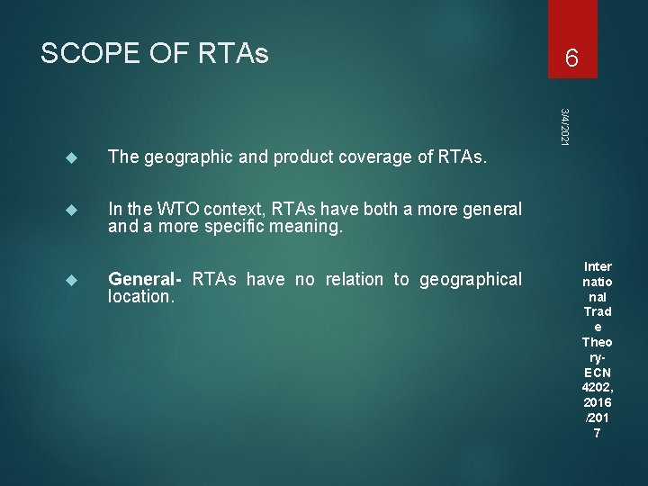 Rtas Example ECONOMIC INTEGRATION DIANNA DASILVA GLASGOW Introduction What is