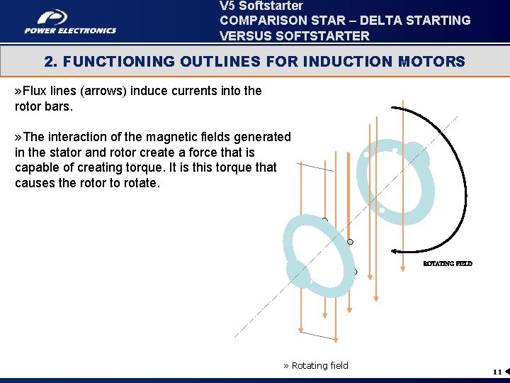 V 5 Softstarter COMPARISON STAR – DELTA STARTING VERSUS SOFTSTARTER 2. FUNCTIONING OUTLINES FOR