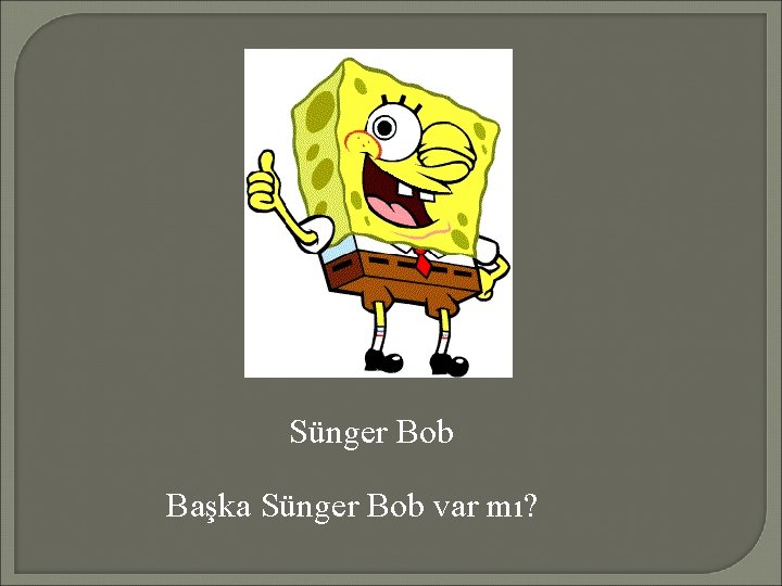 Sünger Bob Başka Sünger Bob var mı? 
