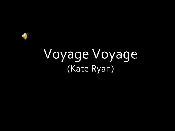 Voyage (Kate Ryan) 