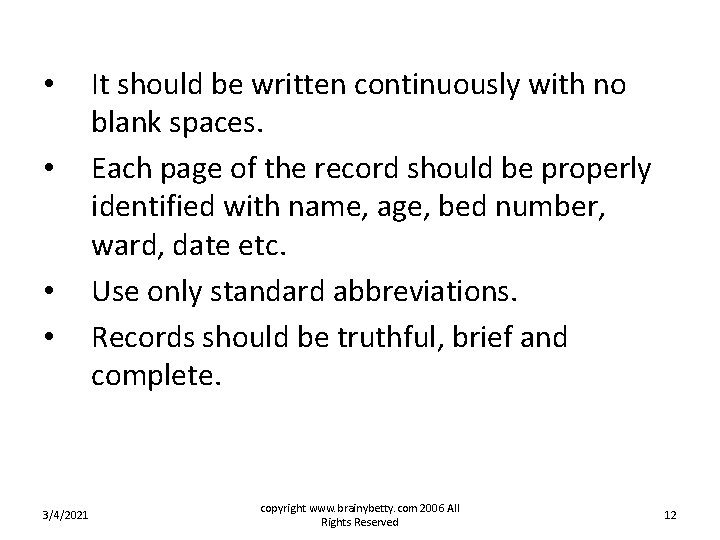 • • 3/4/2021 It should be written continuously with no blank spaces. Each • • 3/4/2021 It should be written continuously with no blank spaces. Each