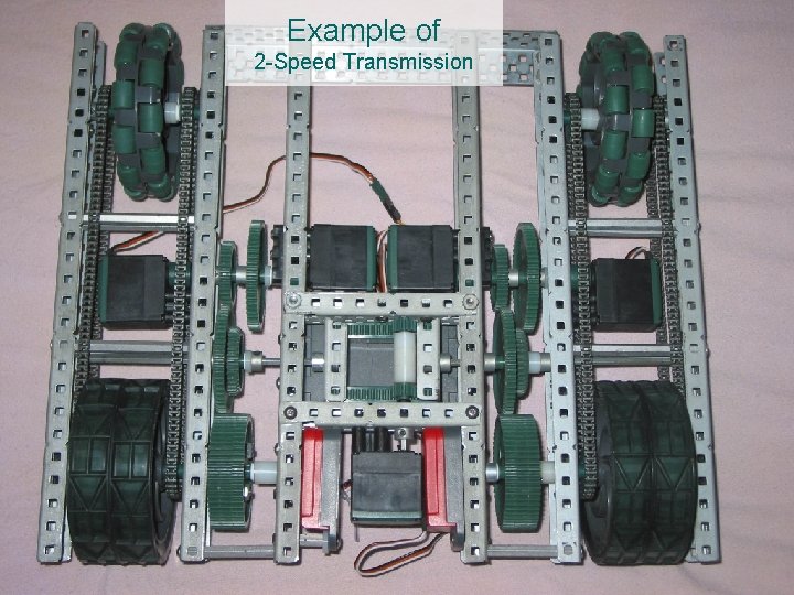 Example of 2 -Speed Transmission 