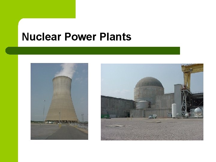Nuclear Power Plants Nuclear Power Plants