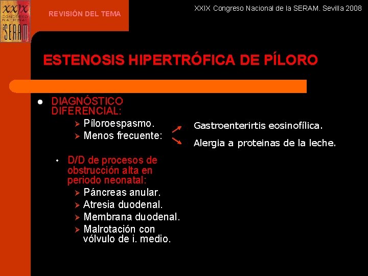 REVISIÓN DEL TEMA XXIX Congreso Nacional de la SERAM. Sevilla 2008 ESTENOSIS HIPERTRÓFICA DE