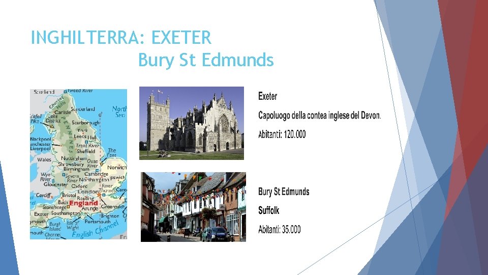 INGHILTERRA: EXETER Bury St Edmunds 