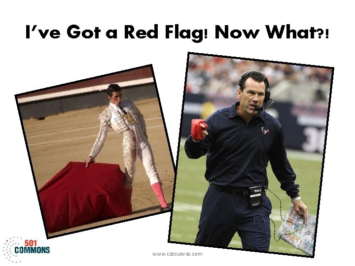 I’ve Got a Red Flag! Now What? ! www. catcuevas. com 