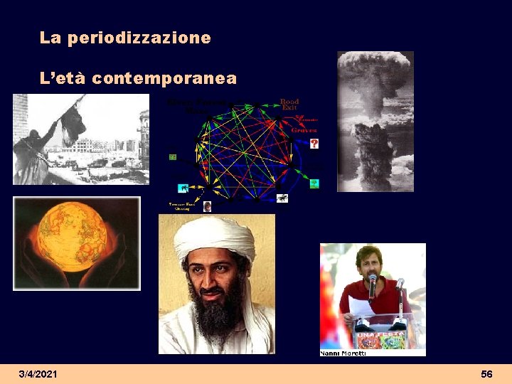 La periodizzazione L’età contemporanea 3/4/2021 56 