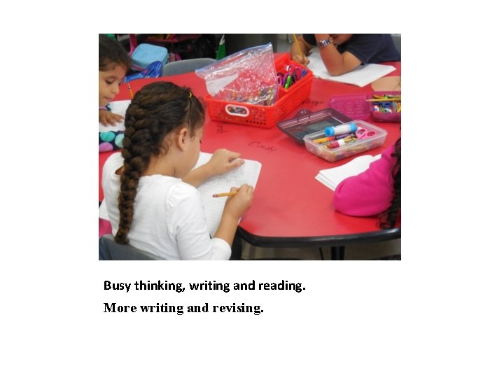 Busy thinking, writing and reading. More writing and revising. 