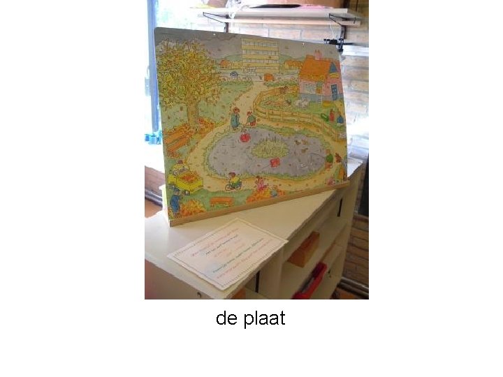 de plaat 