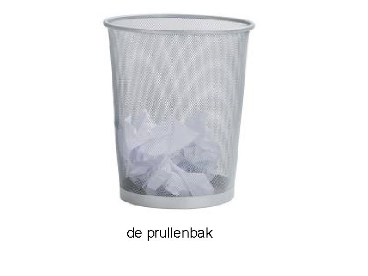 de prullenbak 