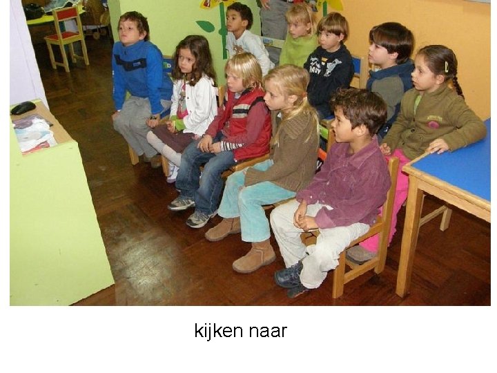 kijken naar 