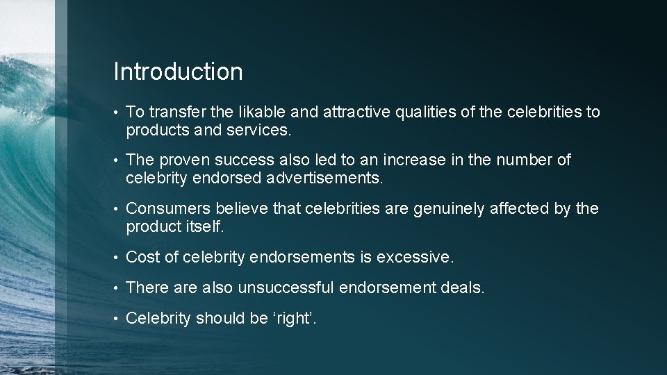 ROLE OF BALANCE THEORY ON CELEBRITY ENDORSEMENT EFFECT