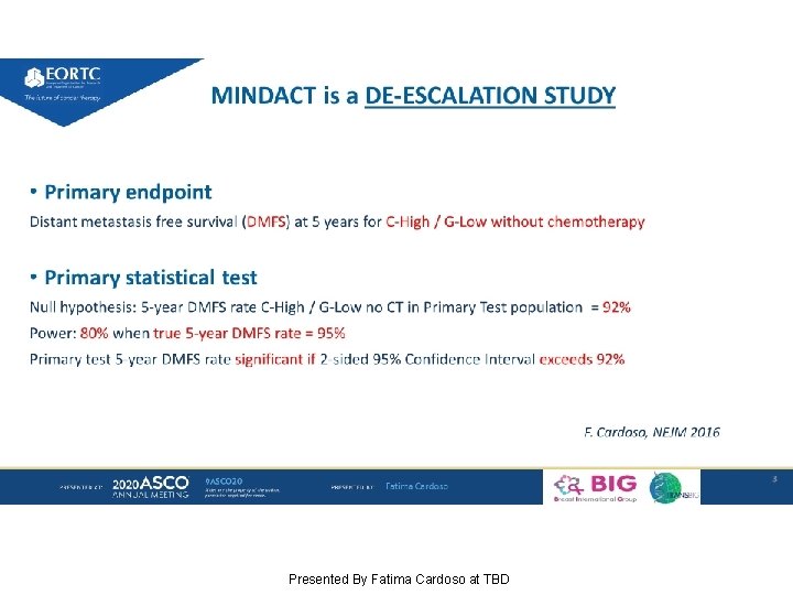 Slide 3 Presented By Fatima Cardoso at TBD 