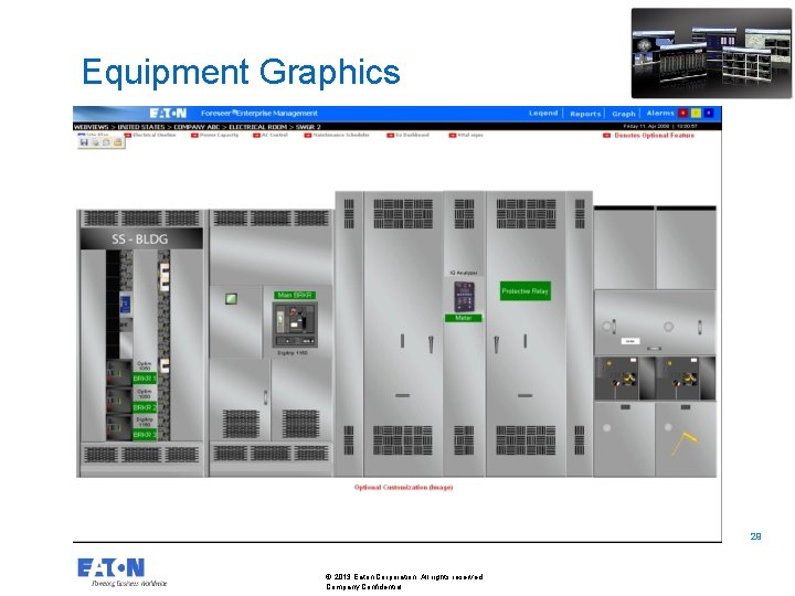 Equipment Graphics 29 29 © 2013 Eaton Corporation. All rights reserved Company Confidential Equipment Graphics 29 29 © 2013 Eaton Corporation. All rights reserved Company Confidential