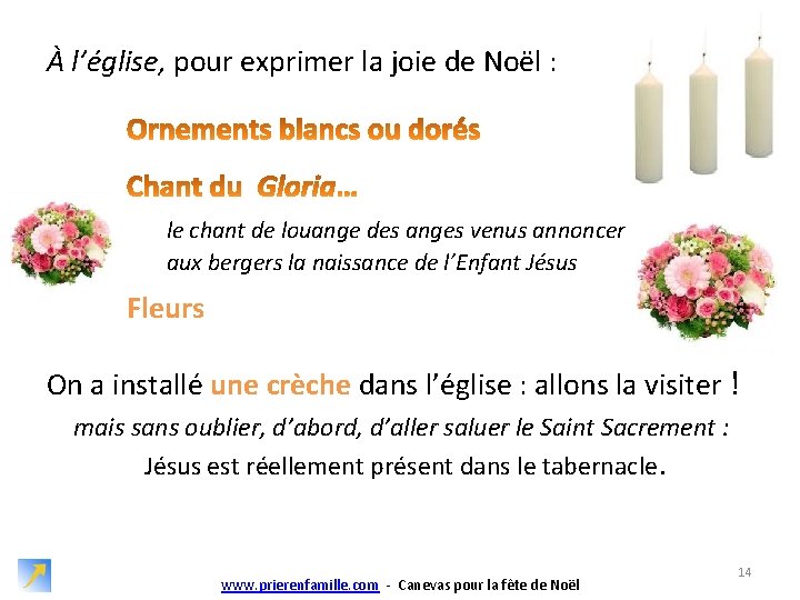 À l’église, pour exprimer la joie de Noël : le chant de louange des