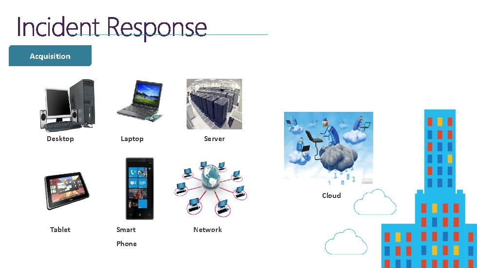 Acquisition Desktop Laptop Server Cloud Tablet Smart Phone Network Acquisition Desktop Laptop Server Cloud Tablet Smart Phone Network