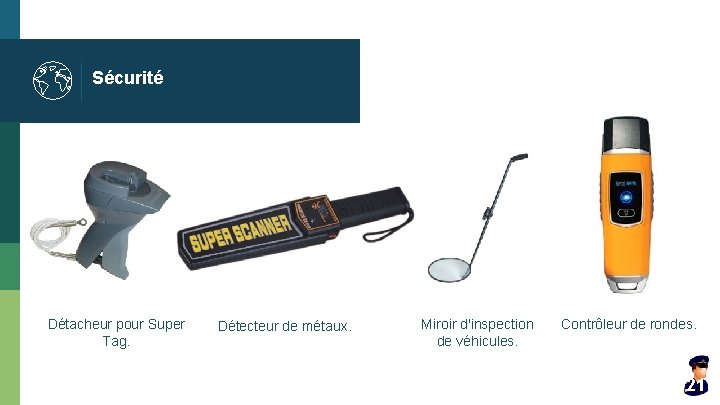 Sécurité Détacheur pour Super Tag. Détecteur de métaux. Miroir d'inspection de véhicules. Contrôleur de Sécurité Détacheur pour Super Tag. Détecteur de métaux. Miroir d'inspection de véhicules. Contrôleur de
