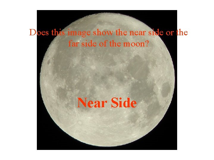 Does this image show the near side or the far side of the moon?