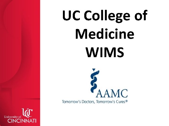 UC College of Medicine WIMS 