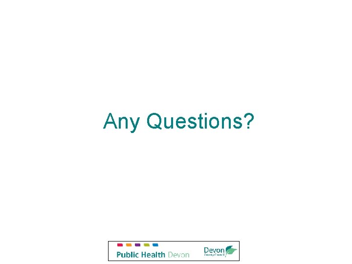 Any Questions? Any Questions?