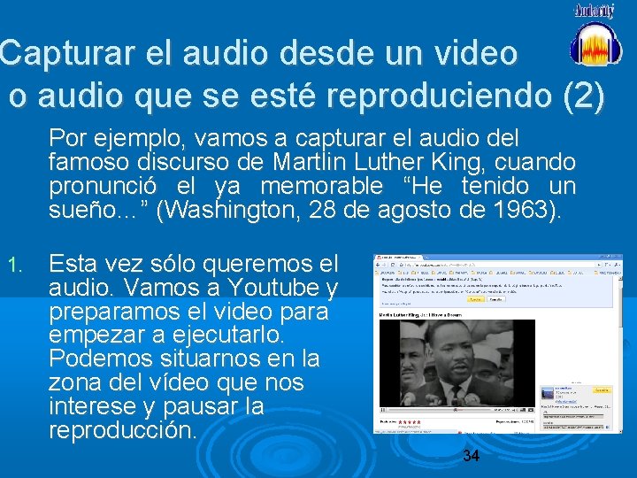 Capturar el audio desde un video o audio que se esté reproduciendo (2) Por