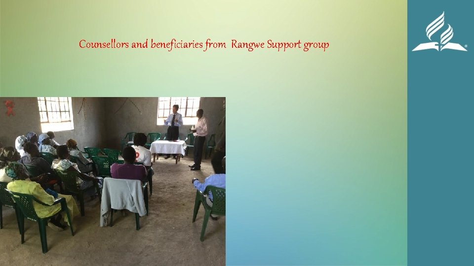 Counsellors and beneficiaries from Rangwe Support group 
