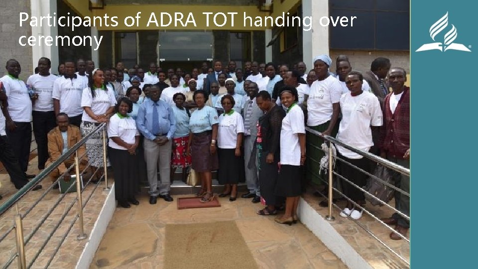 Participants of ADRA TOT handing over ceremony 