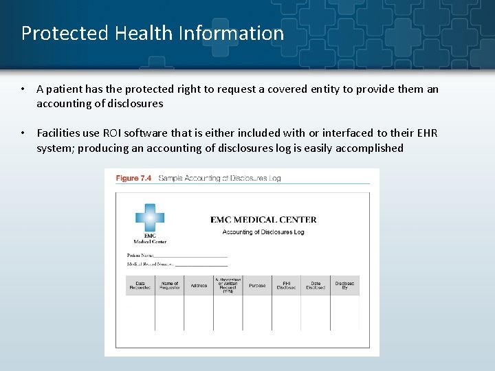 Protected Health Information • A patient has the protected right to request a covered Protected Health Information • A patient has the protected right to request a covered