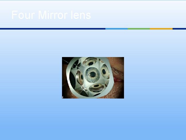 Four Mirror lens 