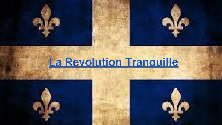 La Revolution Tranquille La Revolution Tranquille