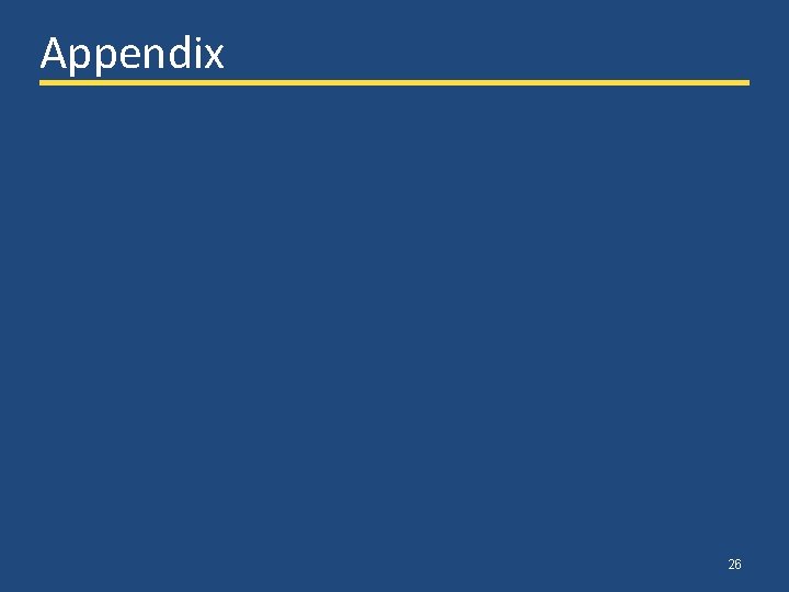 Appendix 26 Appendix 26