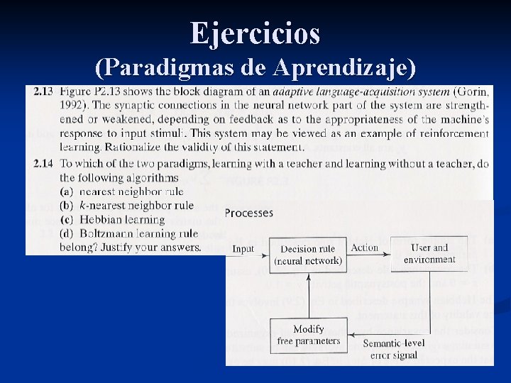 Ejercicios (Paradigmas de Aprendizaje) 