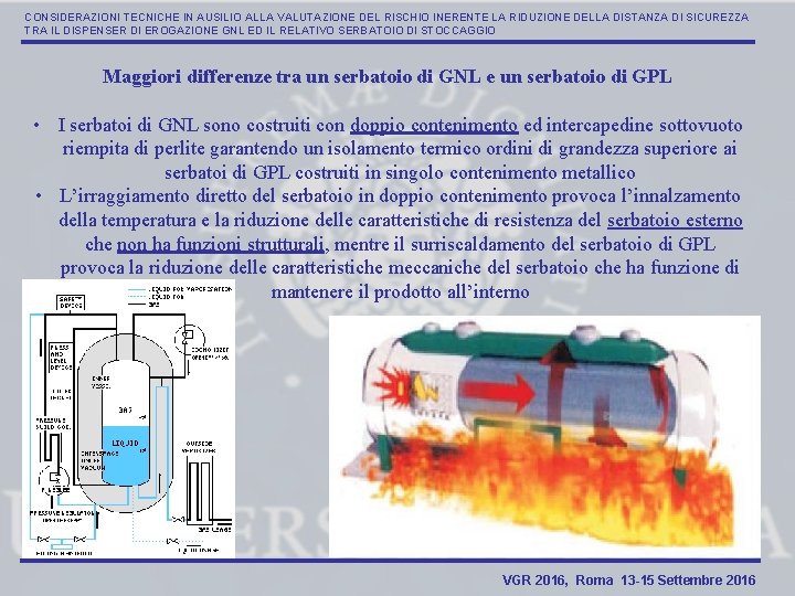 CONSIDERAZIONI TECNICHE IN AUSILIO ALLA VALUTAZIONE DEL RISCHIO INERENTE LA RIDUZIONE DELLA DISTANZA DI