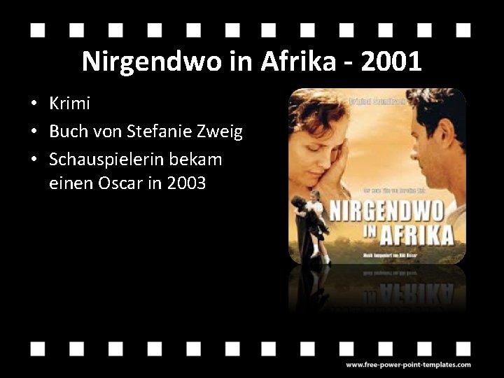 Nirgendwo in Afrika - 2001 • Krimi • Buch von Stefanie Zweig • Schauspielerin